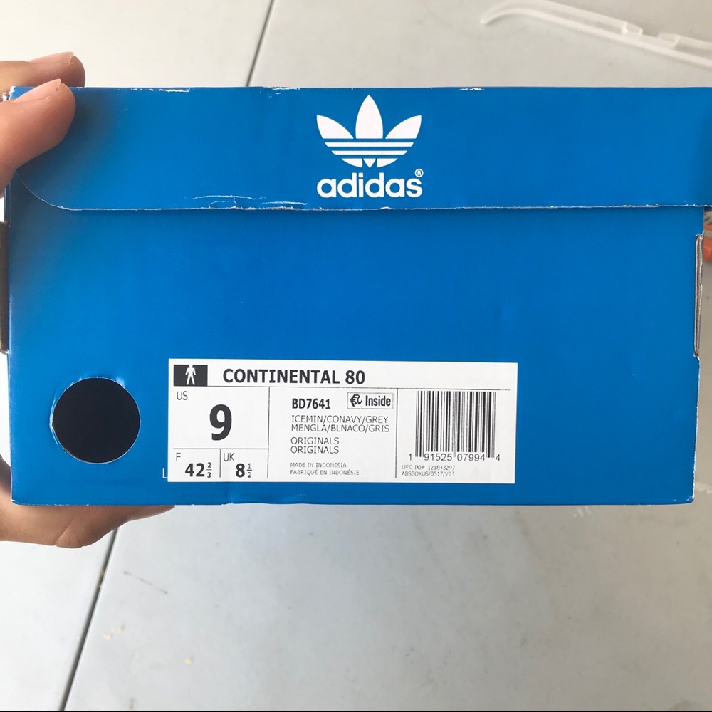 NEW Adidas Continental 80 Icemint Sneakers - Picture 12 of 12
